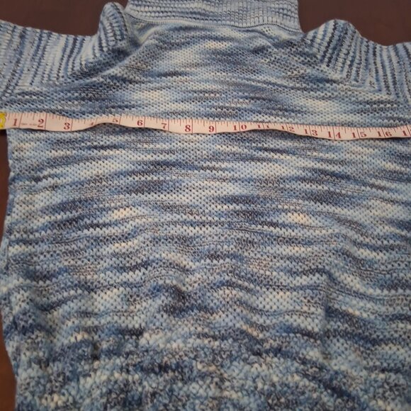Missoni 100% Lana Wool High Neck Sweater Blue - Picture 10 of 11